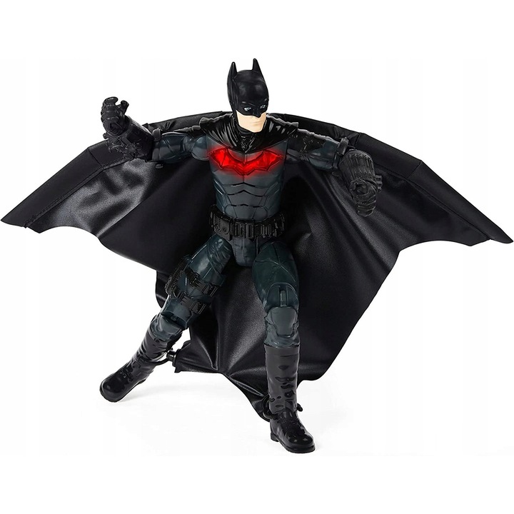 Фигурка Batman Wingsuit, 30 см, 11 точки на артикулация, многоцветна, комплект с аксесоари
