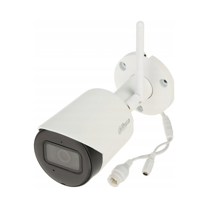 Camera IP Dahua, 4 Mpx, Wi-Fi, 3.6 mm, alb, IP67, 166x70x129mm