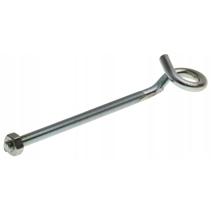 Carlig pentru leagan, Mark, 210mm, 12mm, argintie