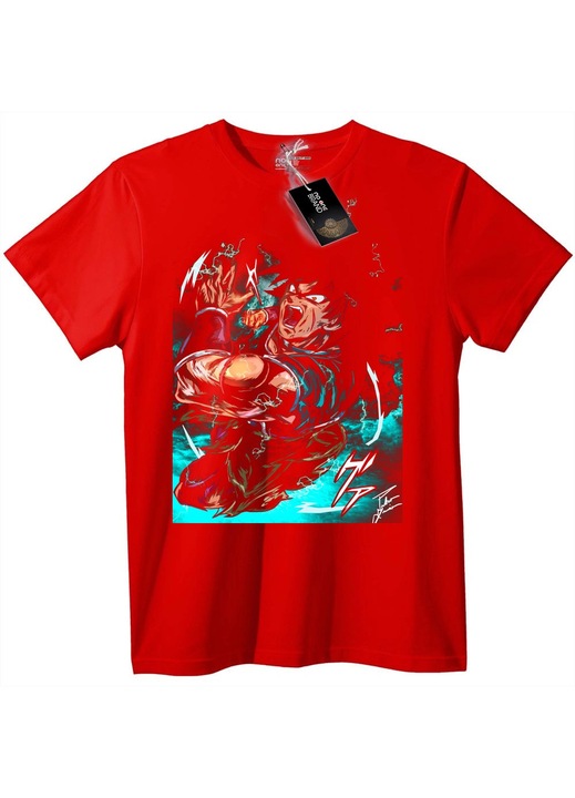 Tricou Goku Putere Anime, Rosu