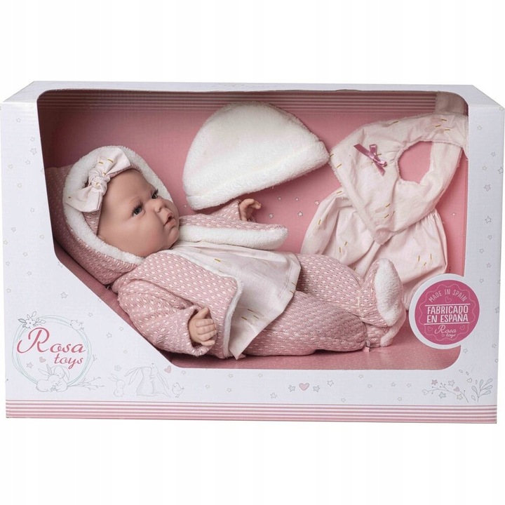 Spanyol Rosa baba, 40 cm, hangokkal