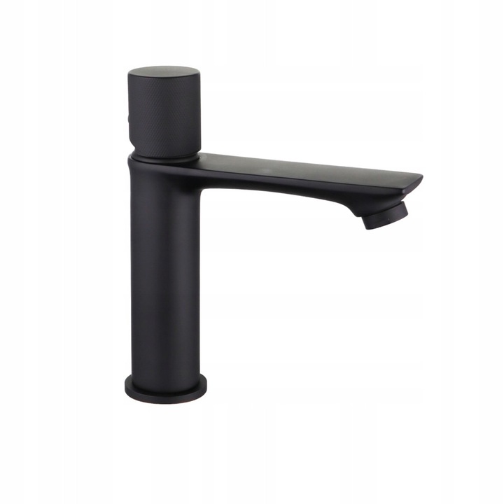 SOVO BLACK mosdó csaptelep, Sea-Horse, fekete, 184mm, álló szerelés, 1 fogantyú