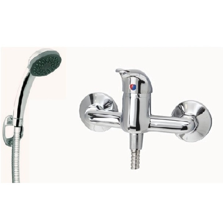 Baterie prajitoare de dus, Sea-Horse, Wendy, crom, 35mm, set