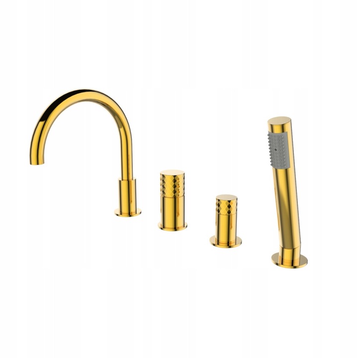 OVE GOLD szaniter csaptelep, 4 lyukú, arany, 273mm