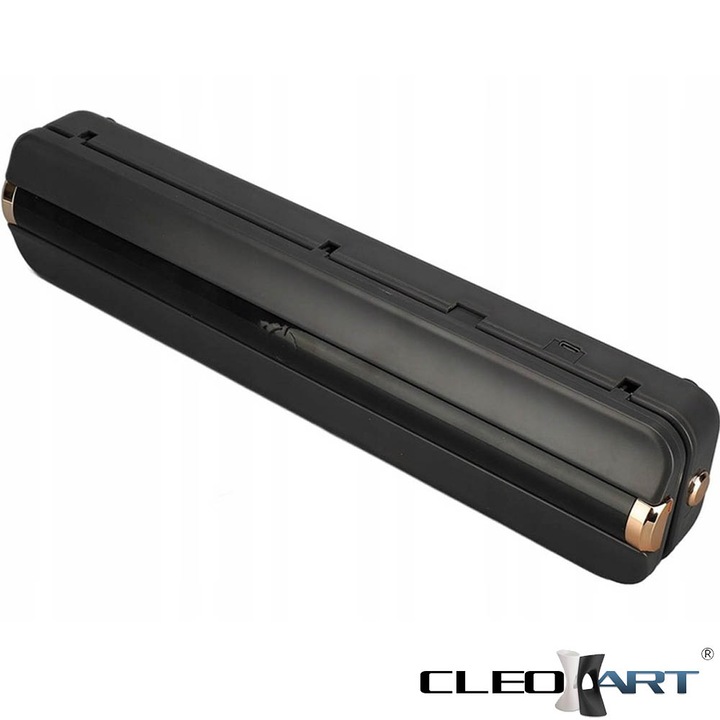 Уред за вакуумиране vid, Cleo Art, 10W, черно-сив, 37x8x6.5см, комплект 10 торбички