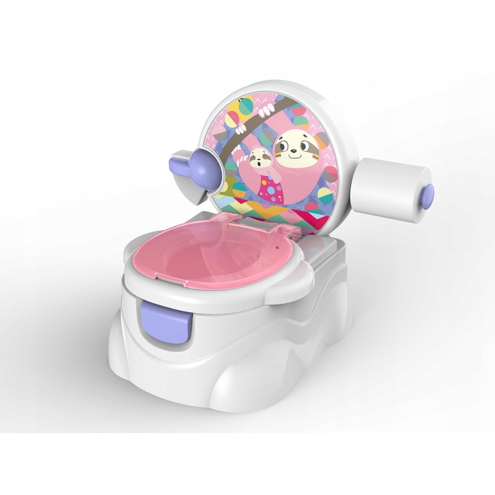 Olite si reductoare WC, Zutto, 7w1 Nocnik Interactiv, cu melodii, culoare multicolor, dimensiuni 30x45cm