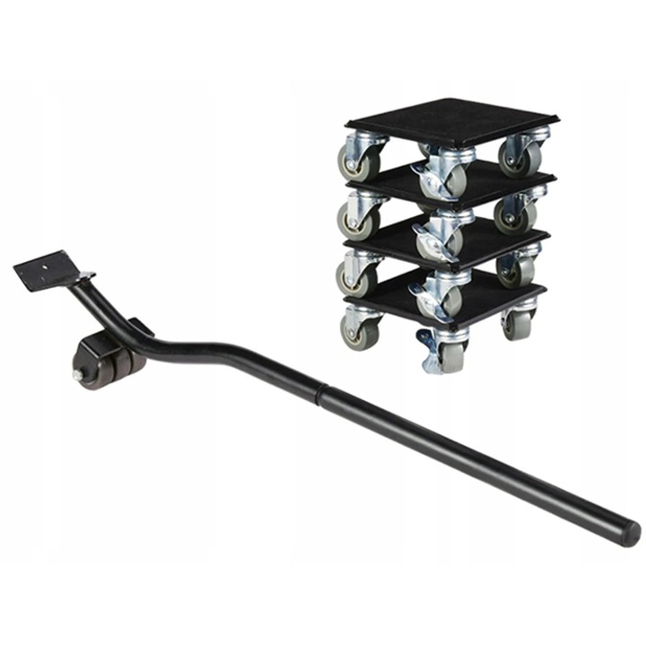 Set echipamente transport, roti transport mobilier, capacitate 300kg