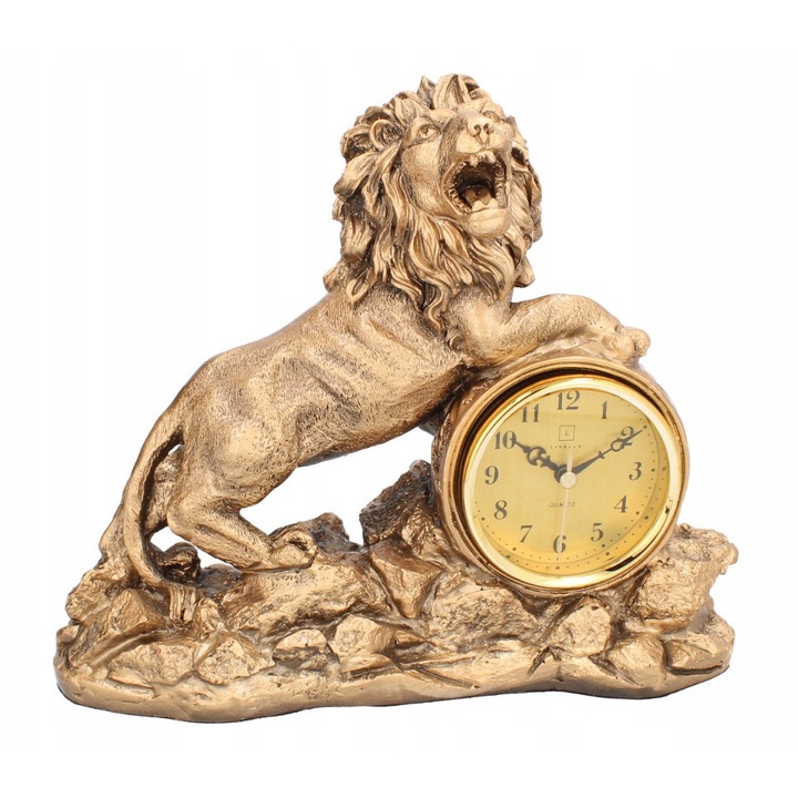 Livello dekoratív óra, kerámia óra, 29cm, retro, arany