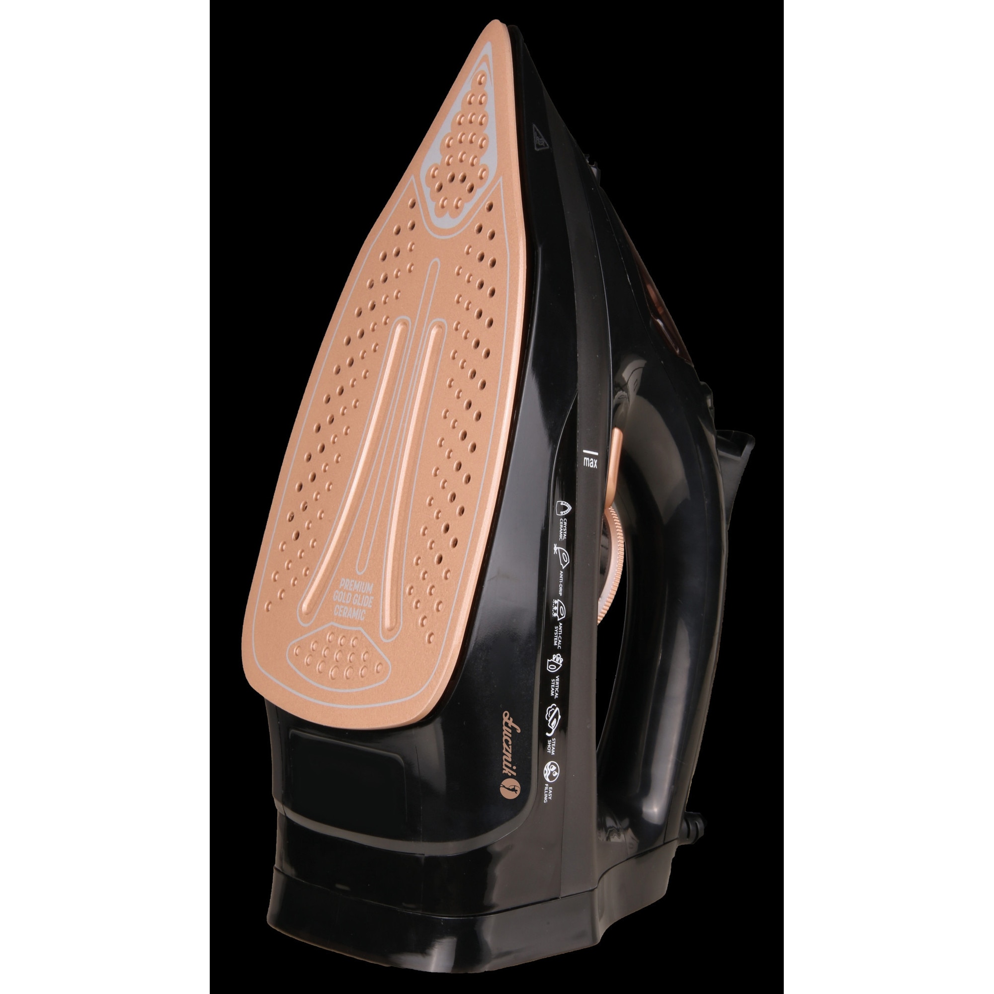 Fier de calcat cu abur Lucznik SI-920, 2200W, 160g/min, ceramica, 400ml