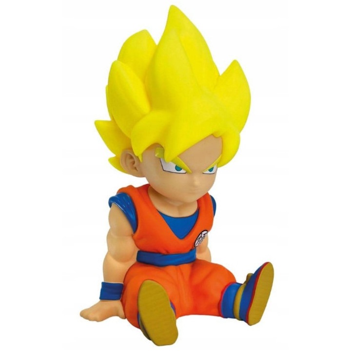 Figurina Son Goku Super Saiyan, 19 cm, PVC, multicolor