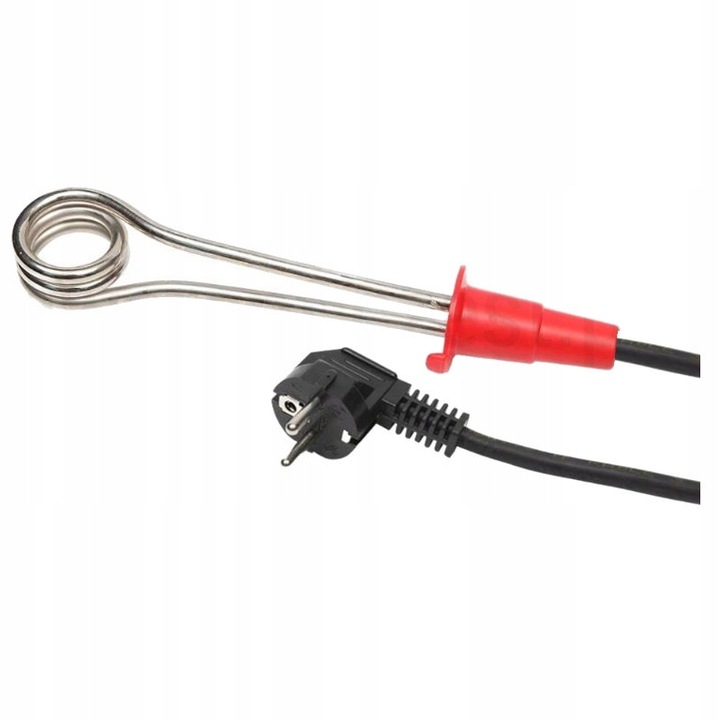 Încălzitor electric imersie Gwarant 1000W, 230V, IPX7, pentru încălzire apă, rezistență portabilă pentru vase și recipiente