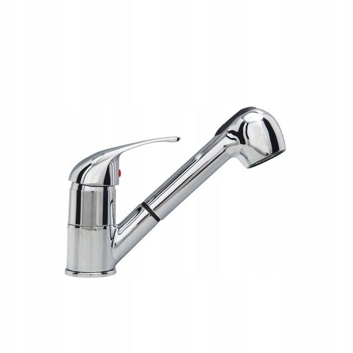 Кухненски смесител, Sea-Horse, модел Kate, хром, с изтеглящ се чучур, 40мм