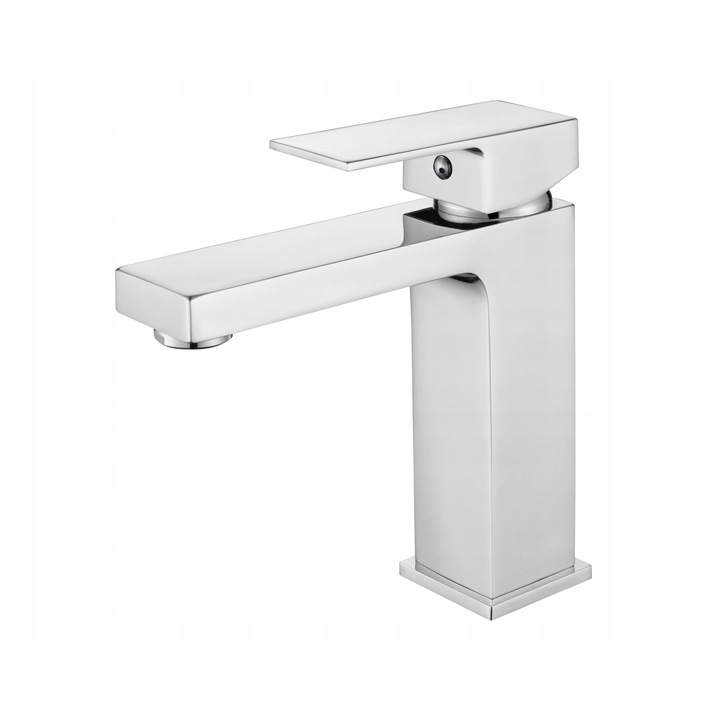 Смесител за мивка CUBE, хром, 170 мм, монтажен комплект