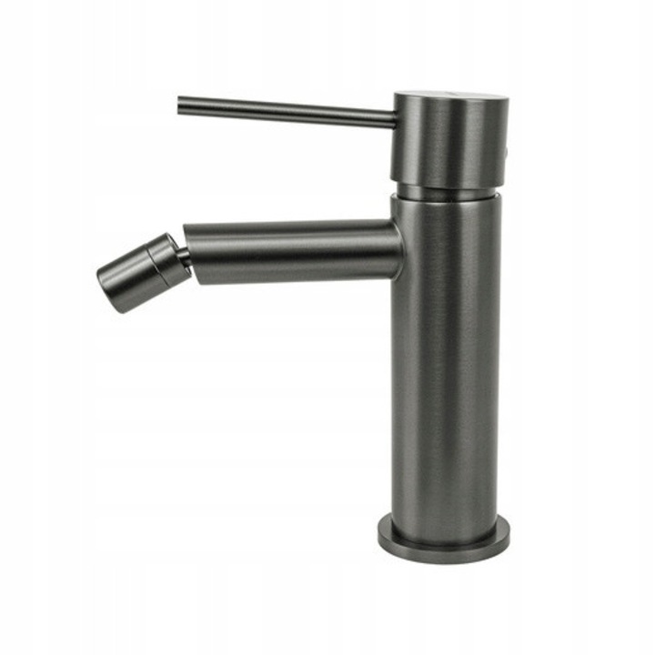 Baterie bidetowa Corsan Lugo, grafit, 16,5cm, set montaj inclus