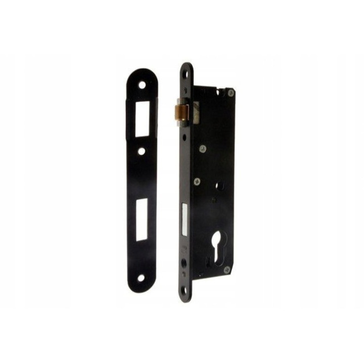 Zavor incastrat RZB-4, pentru usi metalice, negru, 178x15mm, set complet