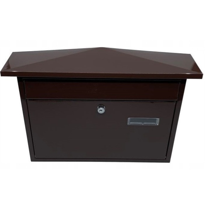 Cutie postala GJM, 360x285x80cm, culoare bronz, format A4, 2 chei