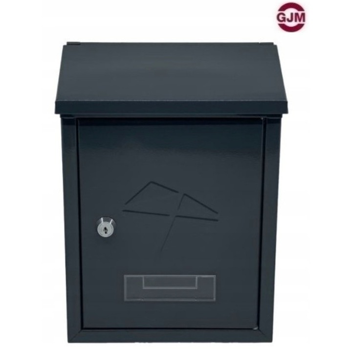 Cutie postala GJM, gri, 30x21x5cm