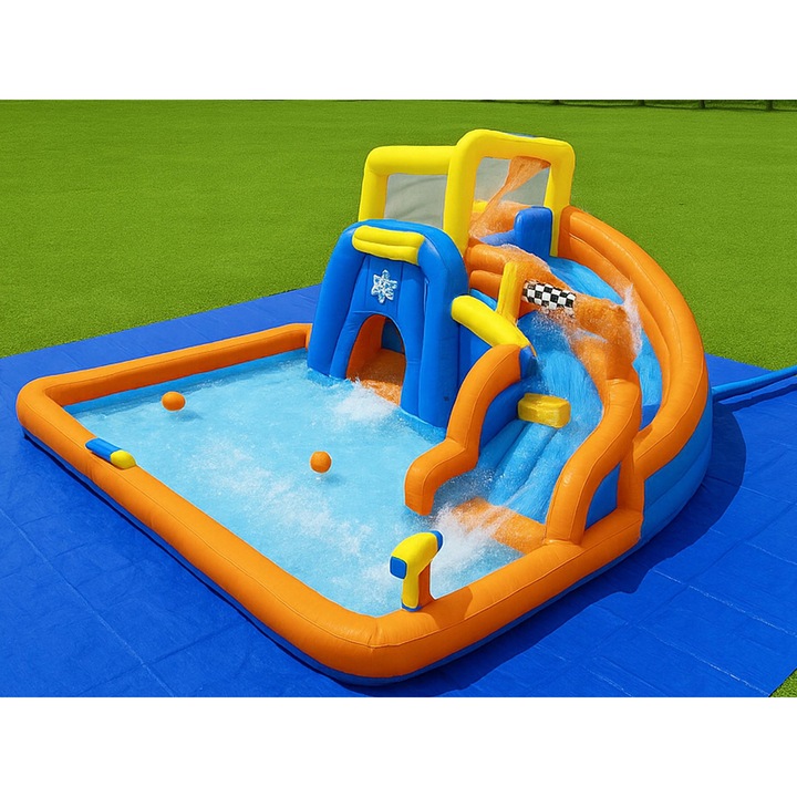 Водоустойчива подложка за басейн Cleo Art 500x600cm, синя, с подсилени ръбове