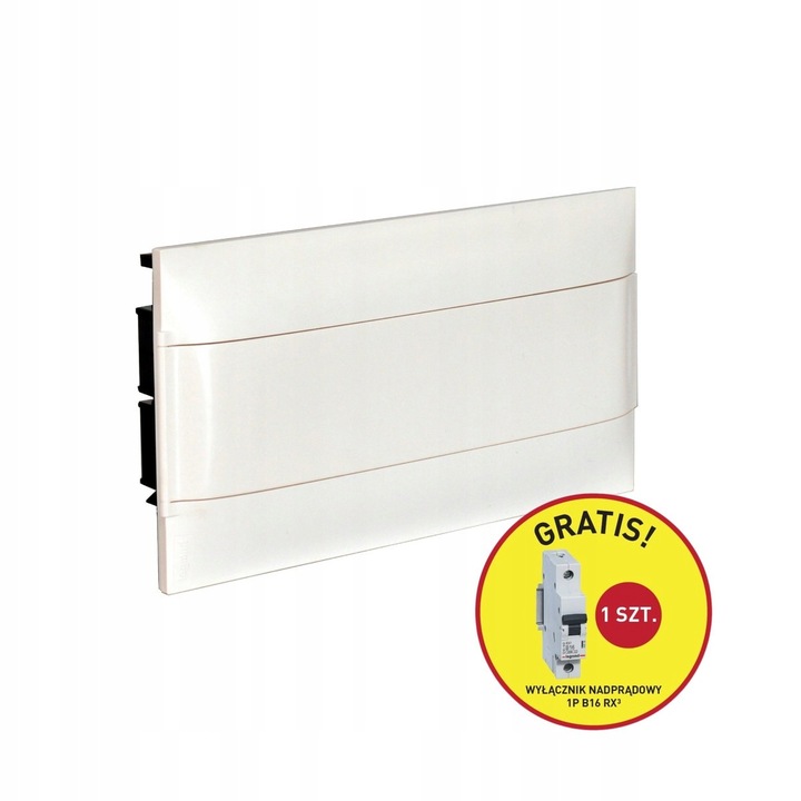 Tablouri electrice Legrand Practibox S 1x18, alb, IP40, IK07