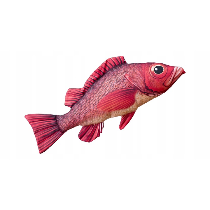 Плюшена играчка Gaby, риба Karmazyn, 75см, антиалергичен материал, реалистичен дизайн