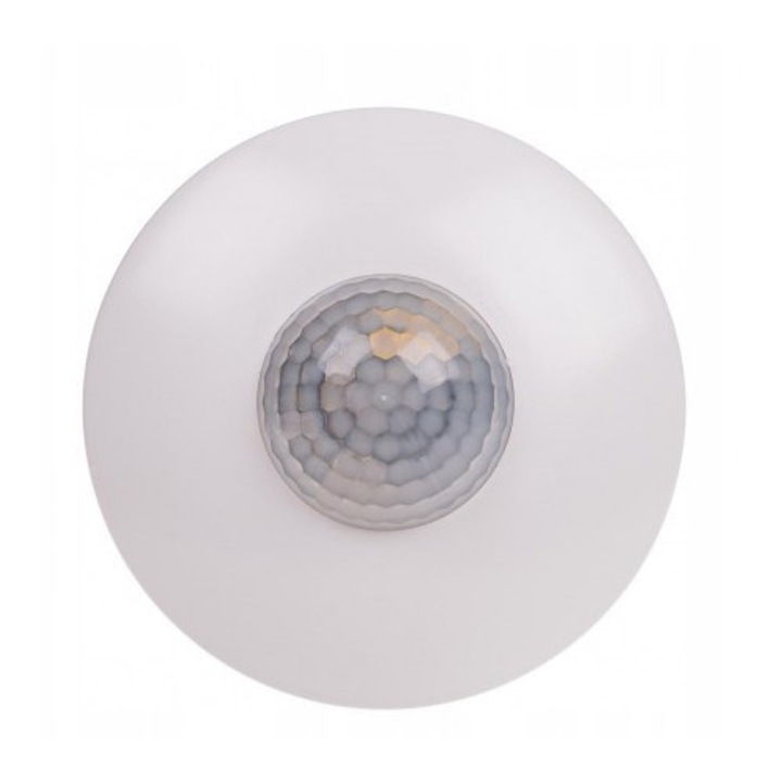 Cenzor de miscare F&F DR-06, 24V AC, detectie infrarosu, IP40, montaj pe tavan, 115x47mm