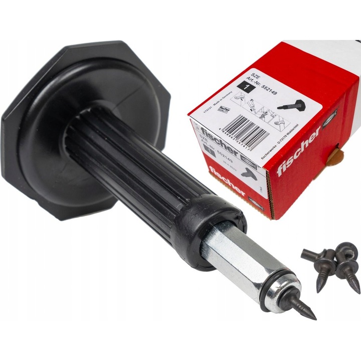 Pistol de batut cuie, Fischer SZE pentru cuie ED, cu protectie impotriva impactului