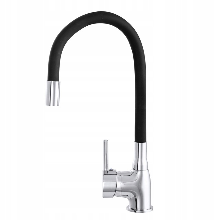 Санитарен смесител Gamma, с въртящ се чучур, хром, 175 мм, пълен комплект за монтаж