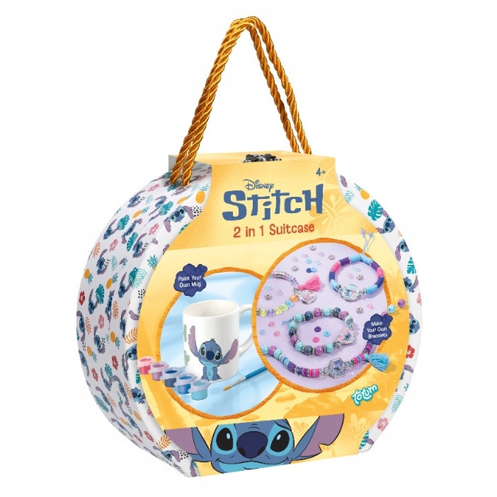 Set de artizanat 2in1 Disney Stitch - bratari DIY si cana de