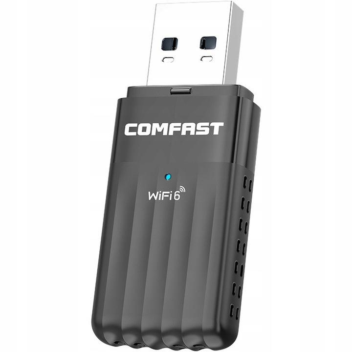 COMFAST CF-943AX WiFi 6 és Bluetooth 5.3 adapter, 600Mbps/900Mbps, 51x21x9mm