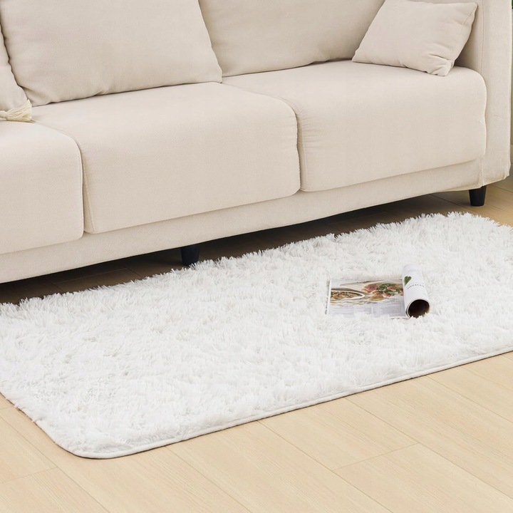 Covor living 80x150cm, modern, lavabil, fir scurt