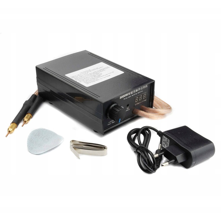 Zgrzeware punctuala 8000W, automata, 1200A, compacta, 150mm x 97mm x 50mm, set complet