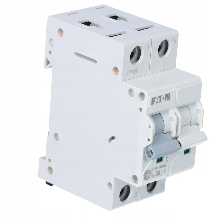 Siguranta electrica Eaton HN-C6/1N, 6kA, 2 module, 230V