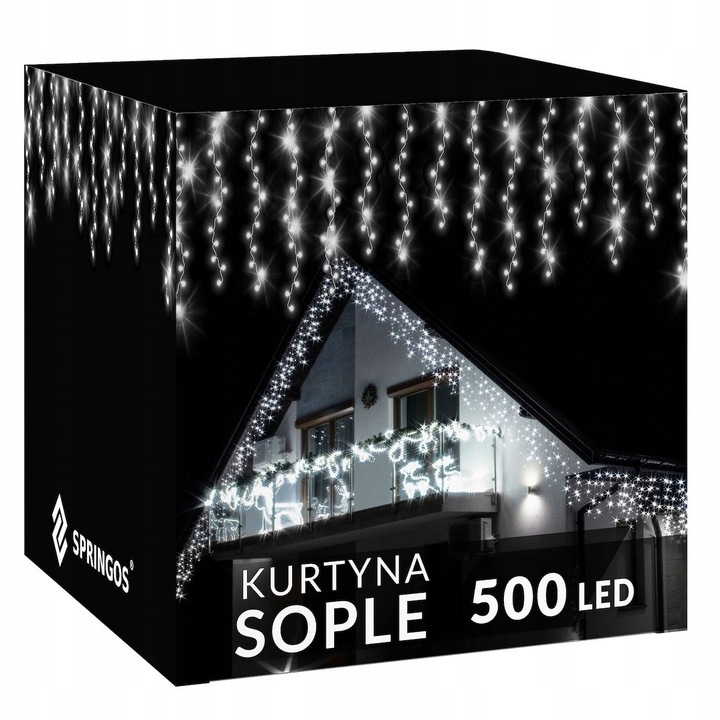 Комплект 3x SOPLE 500 LED, студена бяла светлина, 22,5м, 8 функции, IP44