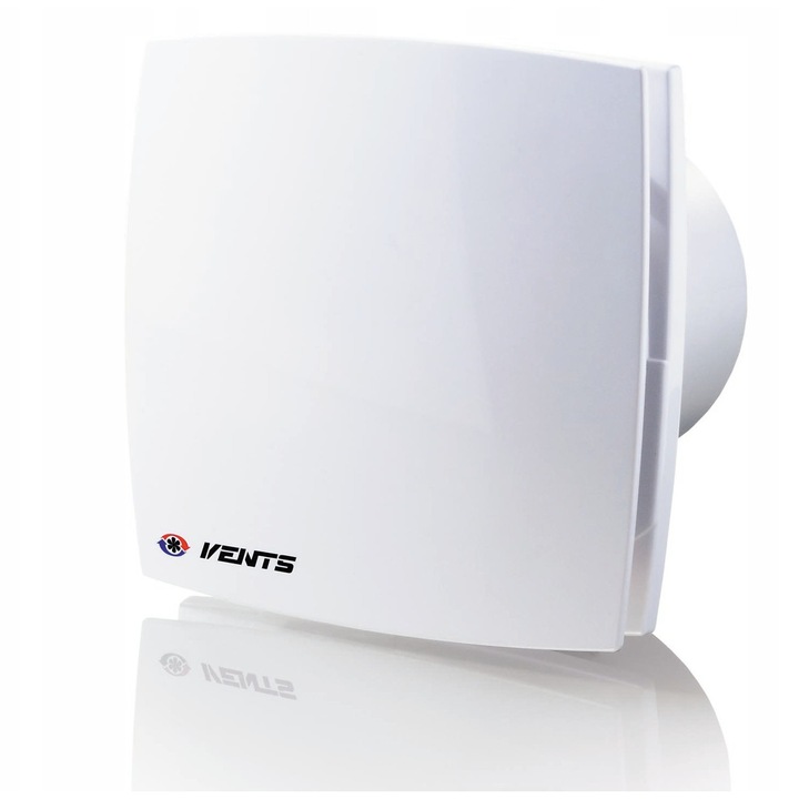 Ventilator de baie VENTS 125LDTH, cu timer si senzor de umiditate, alb, 100mm