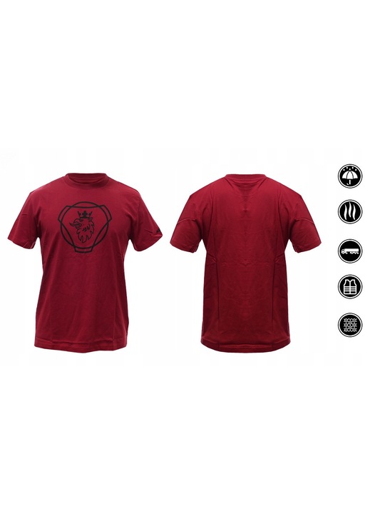 Férfi póló, Scania, az erő szimbóluma, pamut, L INTL