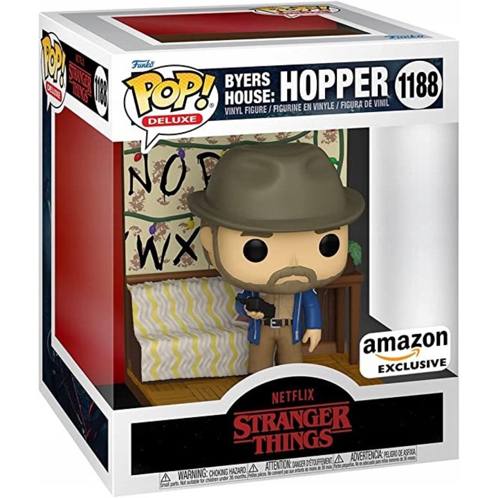 Figurine set Funko Pop! Deluxe Stranger Things - Byers House, 4 personaje, multicolor, 2cm x 5.5cm x 8cm