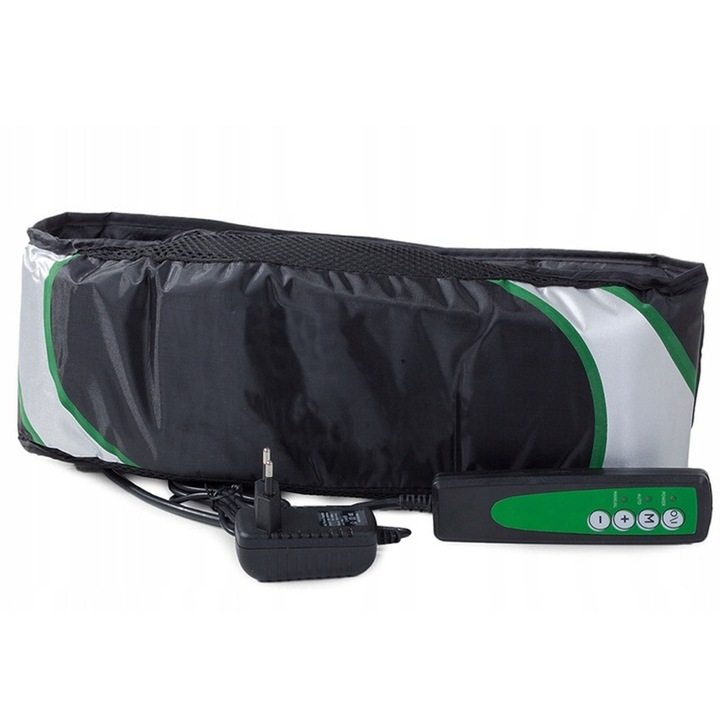 Centura de slabit, VERK GROUP, model 6 in 1, masaj, vibratii, max. 125 cm, set complet