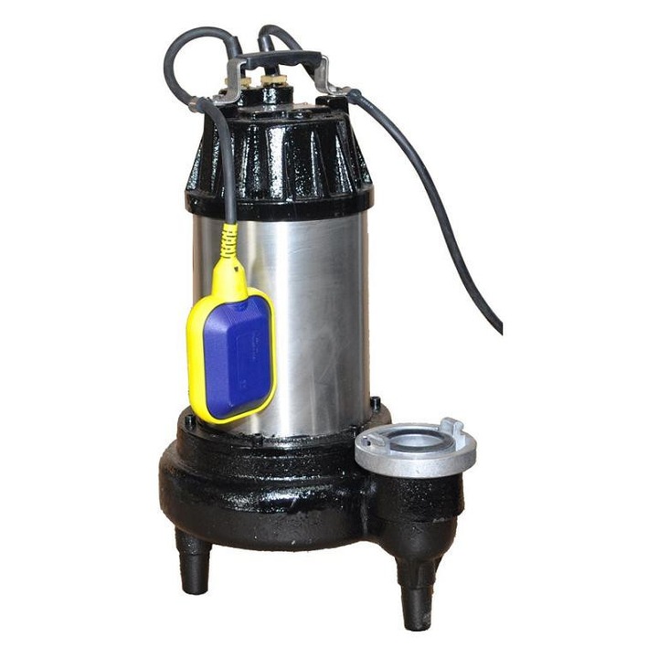 Pompa submersibila WQ 185-7-1,1, 1100W, 330l/min, 9m, 230V, 2"/65mm, pentru apa murdara
