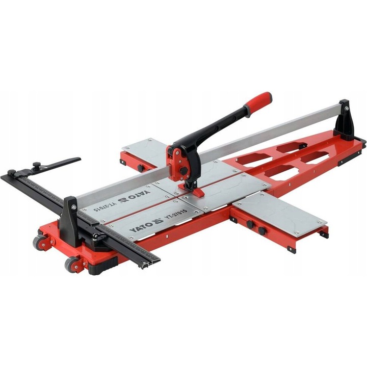 Dispozitiv de taiat placi Yato 1050mm, taiere simpla si unghiulara, 0-60°, grosime maxima 14mm, set complet