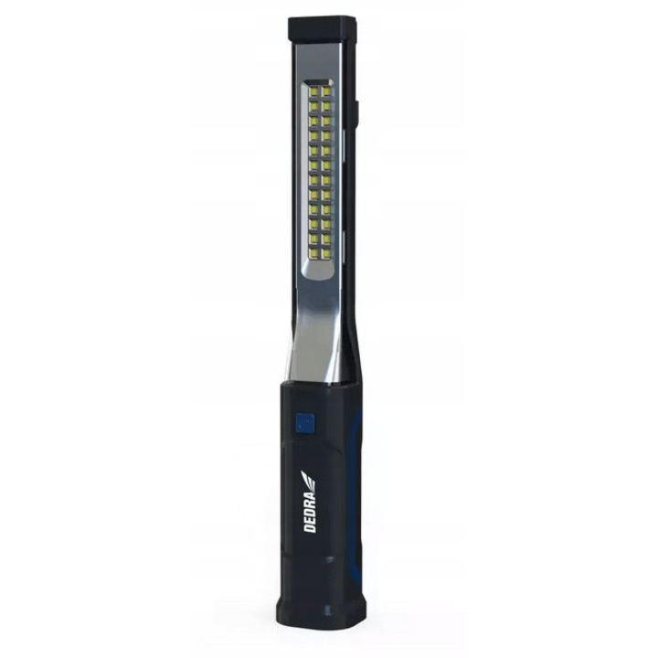 Lanterna manuala DEDRA L1025, 8W SMD LED, 600 lumeni, acumulator 2200mAh, ABS