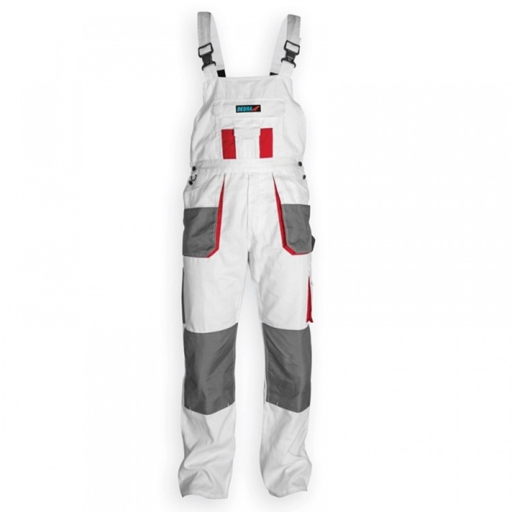 Salopeta de lucru Dedra BH4SO-S, multicolor, bumbac/poliester, 9 buzunare, S