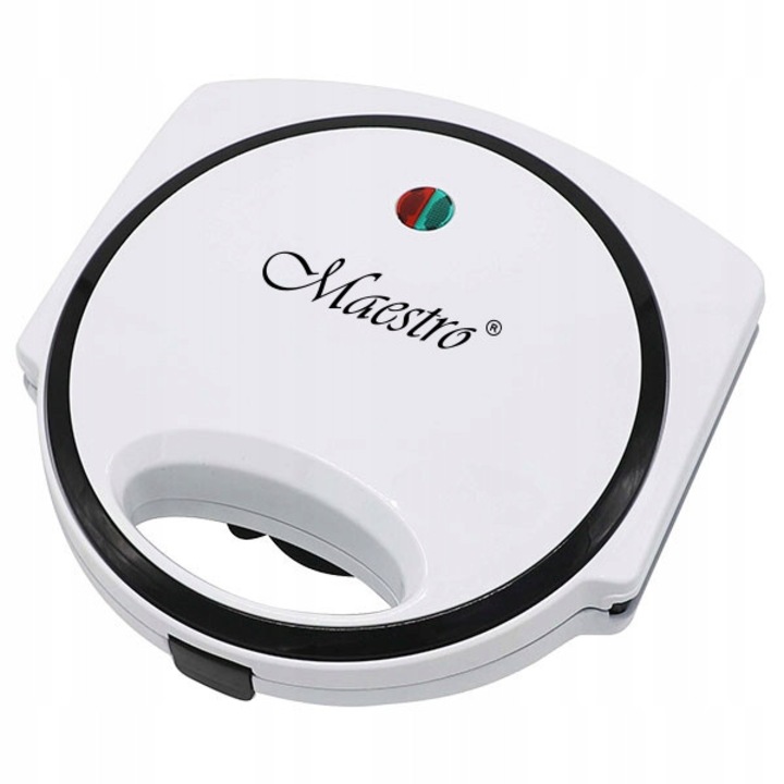 Aparat de preparat desert Maestro MR-714, 2 gofry, 780W, design ergonomic, negru