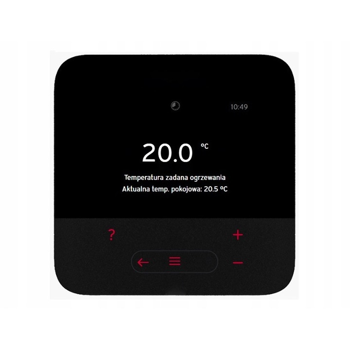 Регулатор за отопление SRT 380 MiSet, 3,5" дисплей, черен, 122x122x26mm