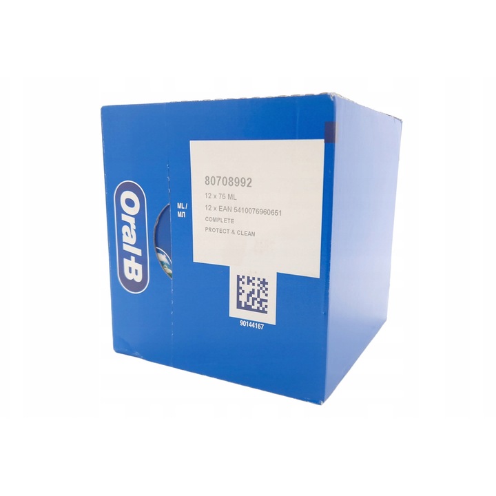 Комплект 12x паста за зъби Oral-B Complete 2в1, избелване и свежест, 75 мл