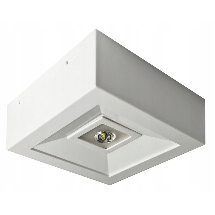 Lampa de urgenta LED 3W, Awex, alb, 120x120x40mm, montaj pe tavan