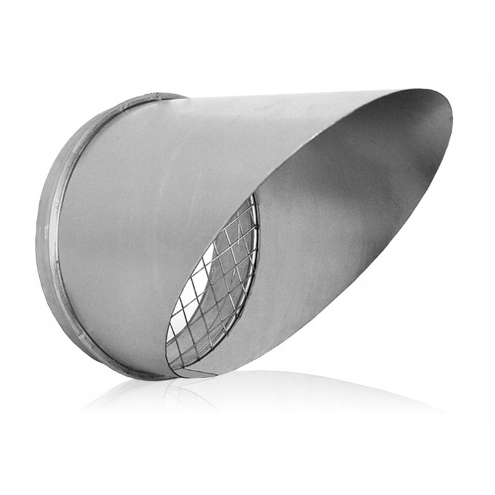 Krociec inchizator cu plasa si okapnica, Alnor, 315mm, otel zincat