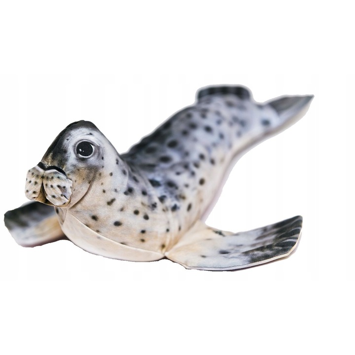 Patura jucarie Gaby Foka MINI 36cm, antialergica, design unic, multicolor