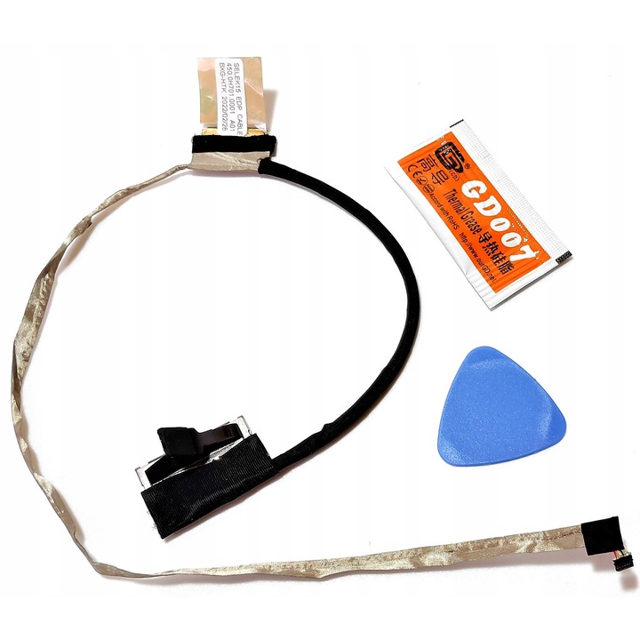 Banda ecran 30 PIN pentru laptop Dell Inspiron 3590, set cu otvarar si pasta termoprezentativa