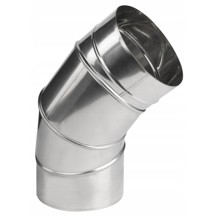 Set sistem de evacuare fum Prodmax, KOMIN-MAX ZARO, otel rezistent la caldura, DN120, elemente personalizate disponibile