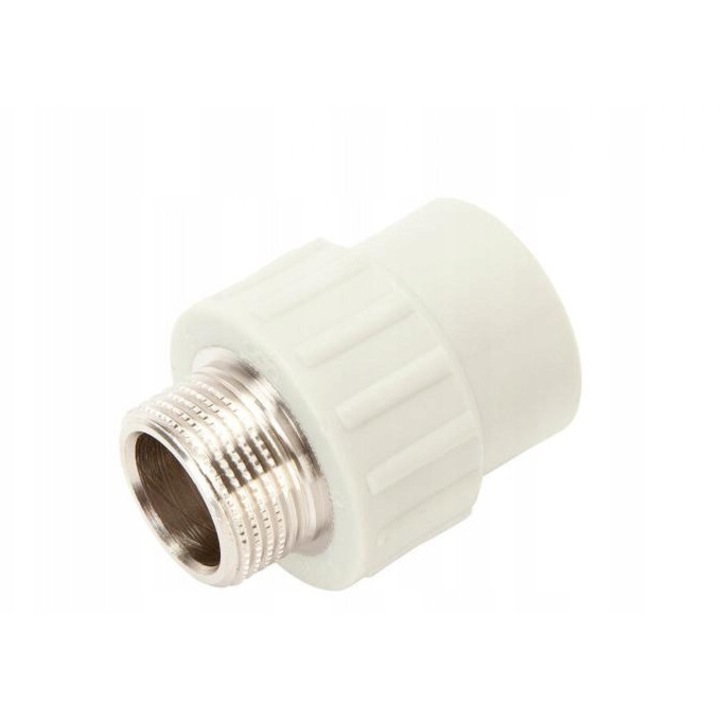 PP фитинги, Diamond, единична колона с резба, 63x2'' GZ, за топла и студена вода, промишлена употреба